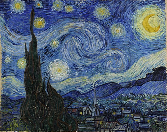 Van Gogh art in interior design