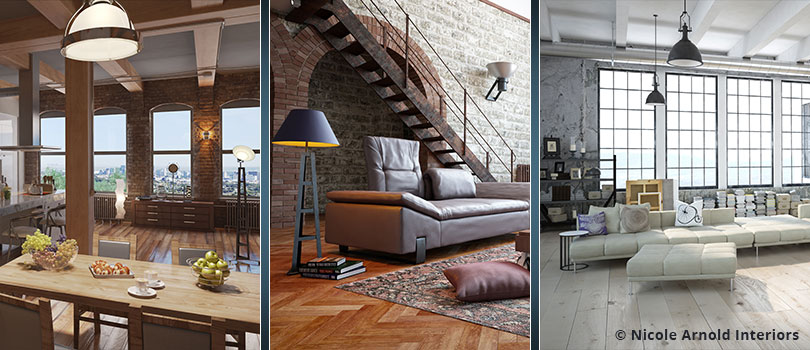 Industrial Chic interior design - header image