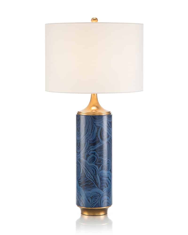 Luxury azurite lamp