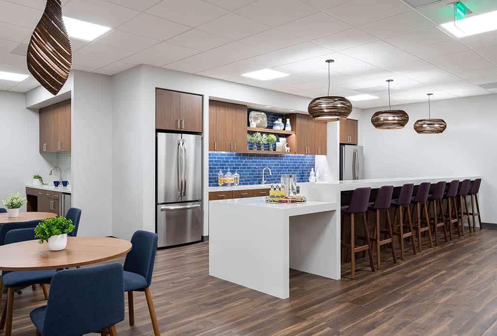 ADI Breakroom Kitchen 2 corporate interior design, breakroom and kitchen