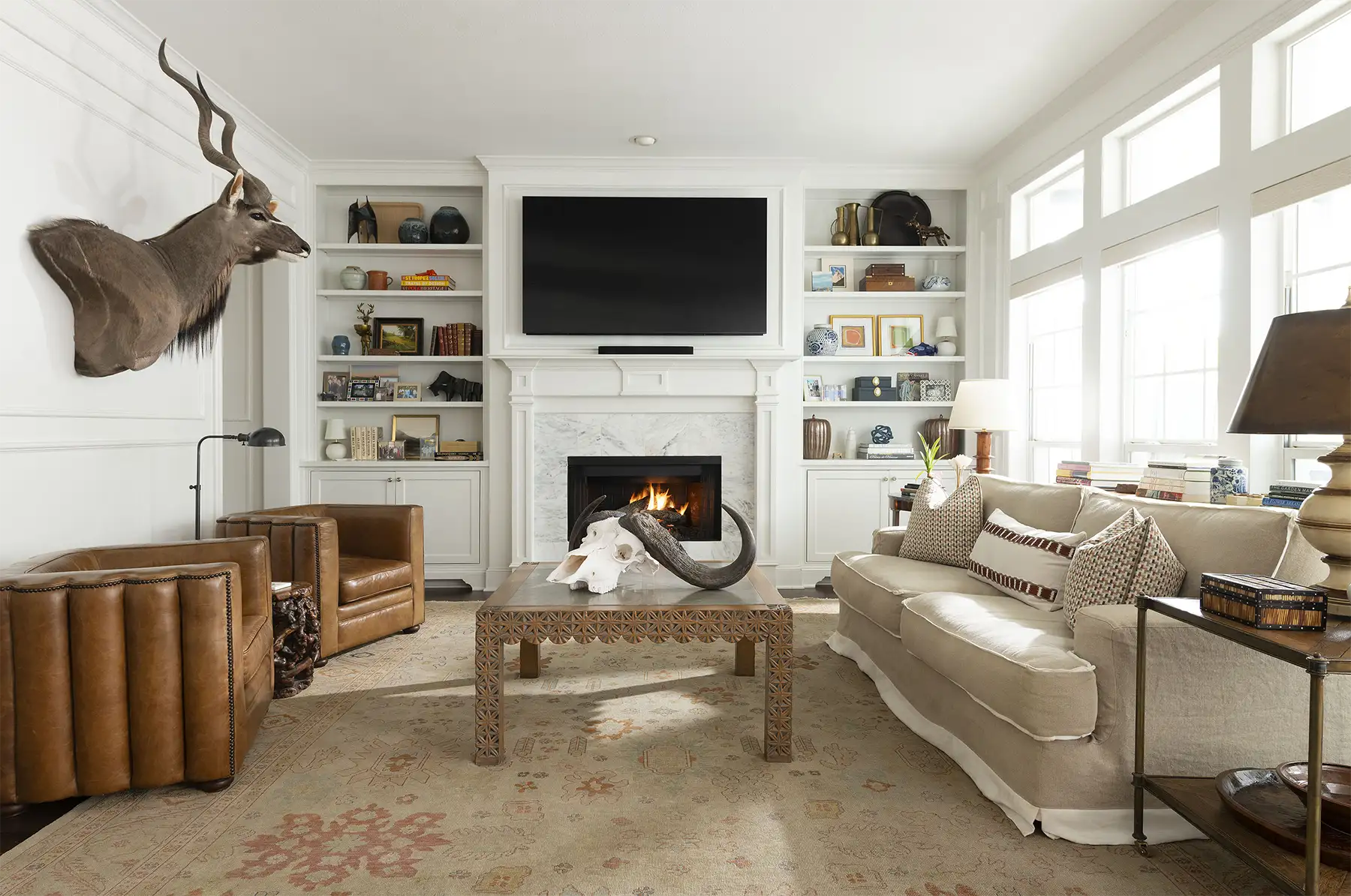 Eclectic University Park Traditional Furnishing and Renovation