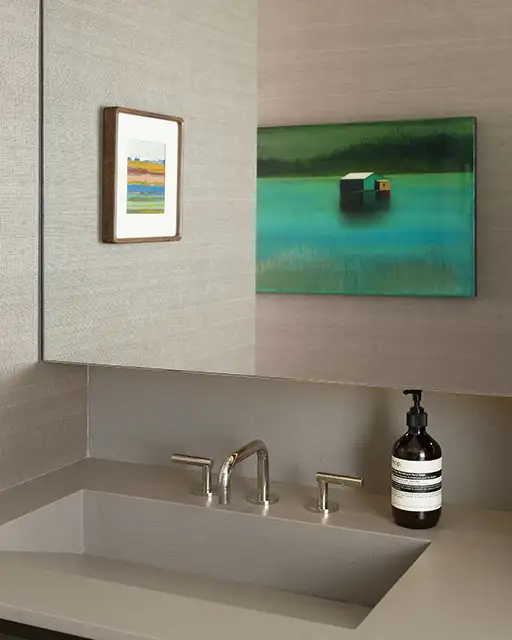 Modern Industrial Meets Luxury Loft Living Guest Bath 3