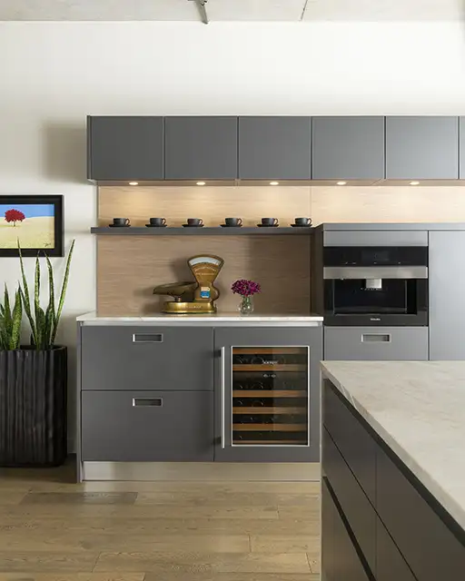 Modern Industrial Meets Luxury Loft Living Kitchen 2