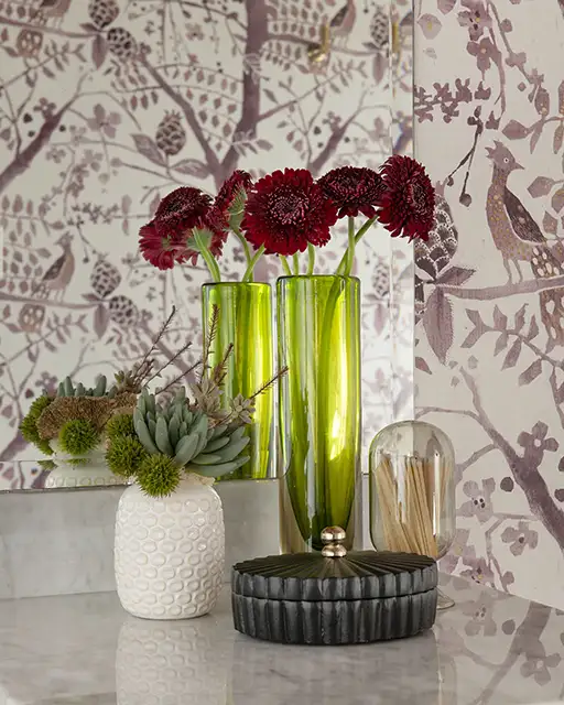 Vintage Charm Meets Modern Luxury Guest Bath 1-2
