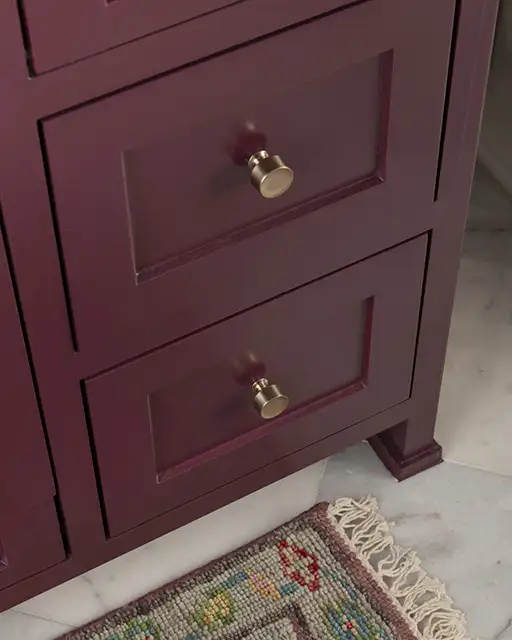 Vintage Charm Meets Modern Luxury Guest Bath 1-6
