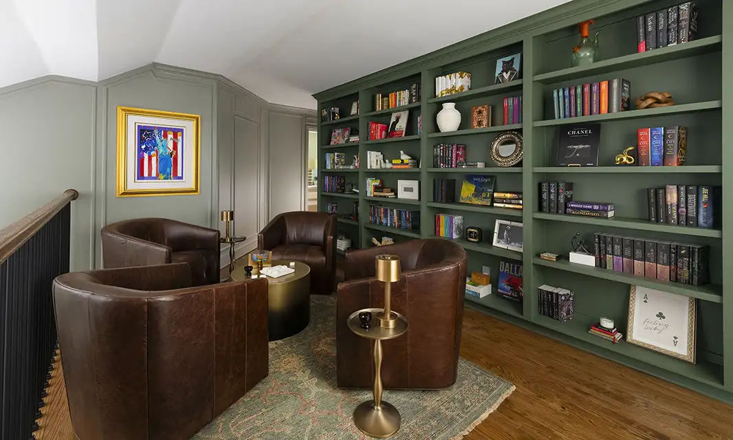Vintage Charm Meets Modern Luxury Library 1