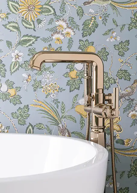 Vintage Charm Meets Modern Luxury Primary Bath 7